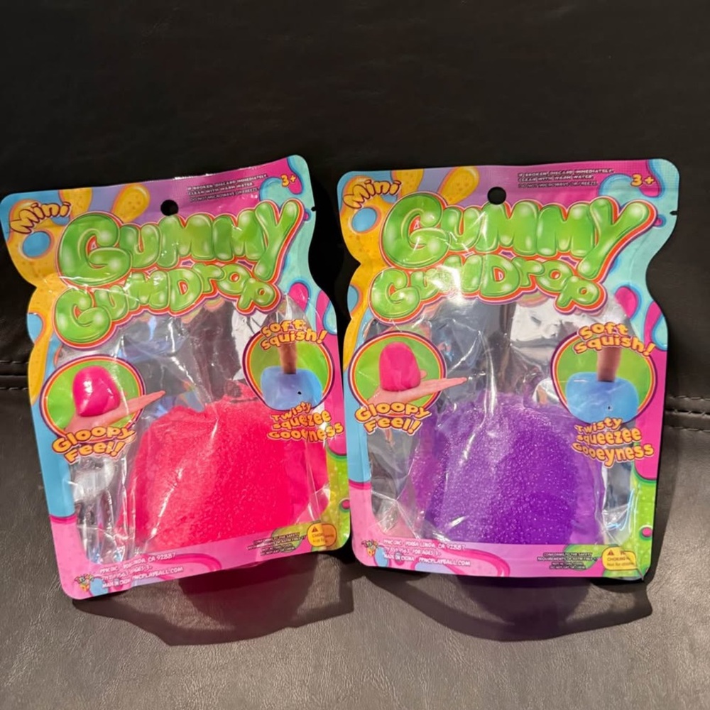 2 squishy gumdrops